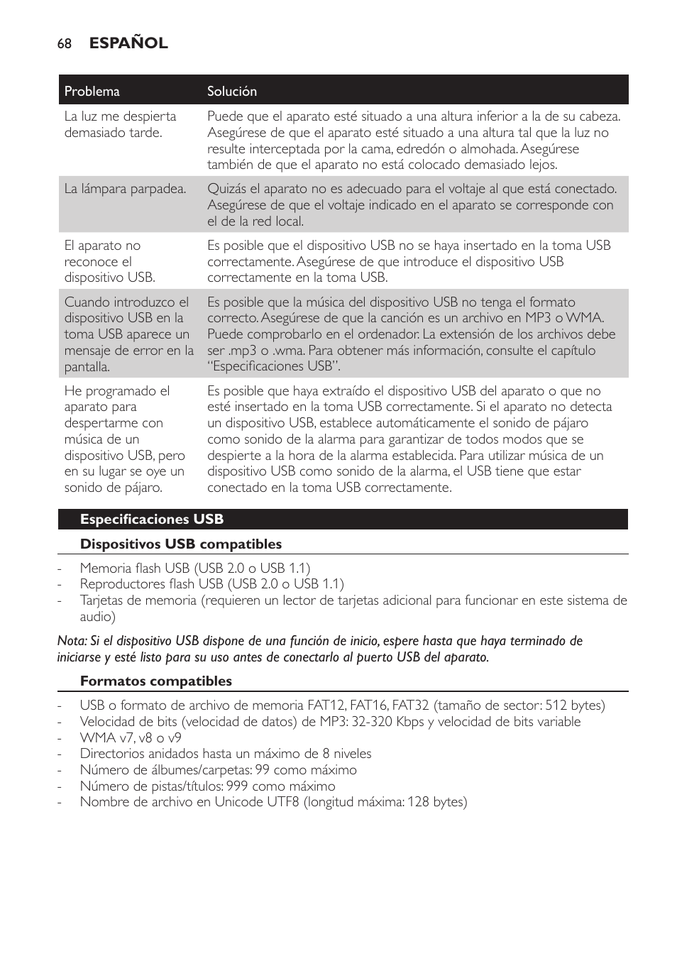 Philips Wake-up Light User Manual | Page 68 / 172