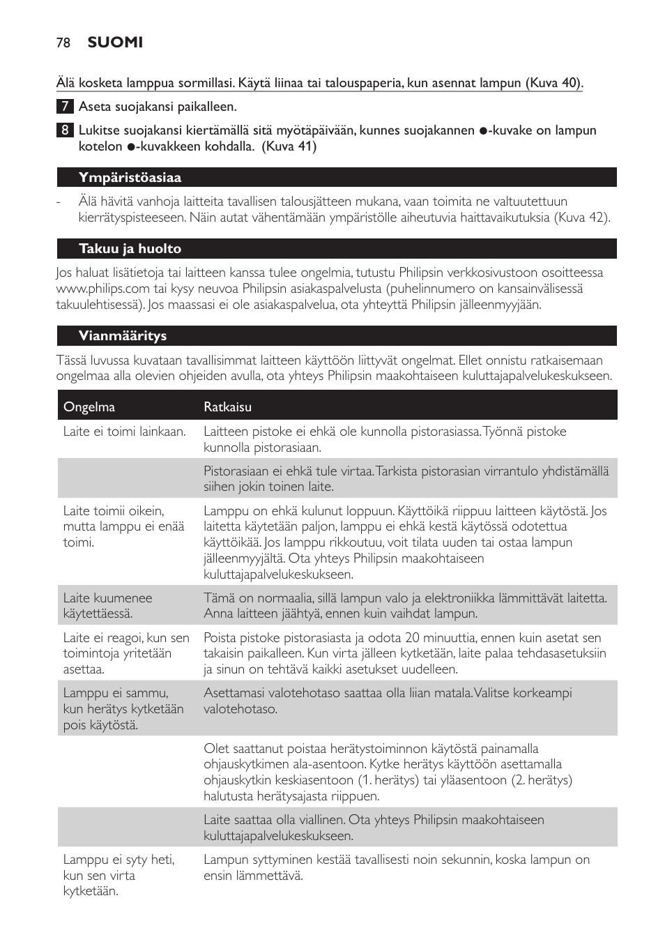 Philips Wake-up Light User Manual | Page 78 / 172