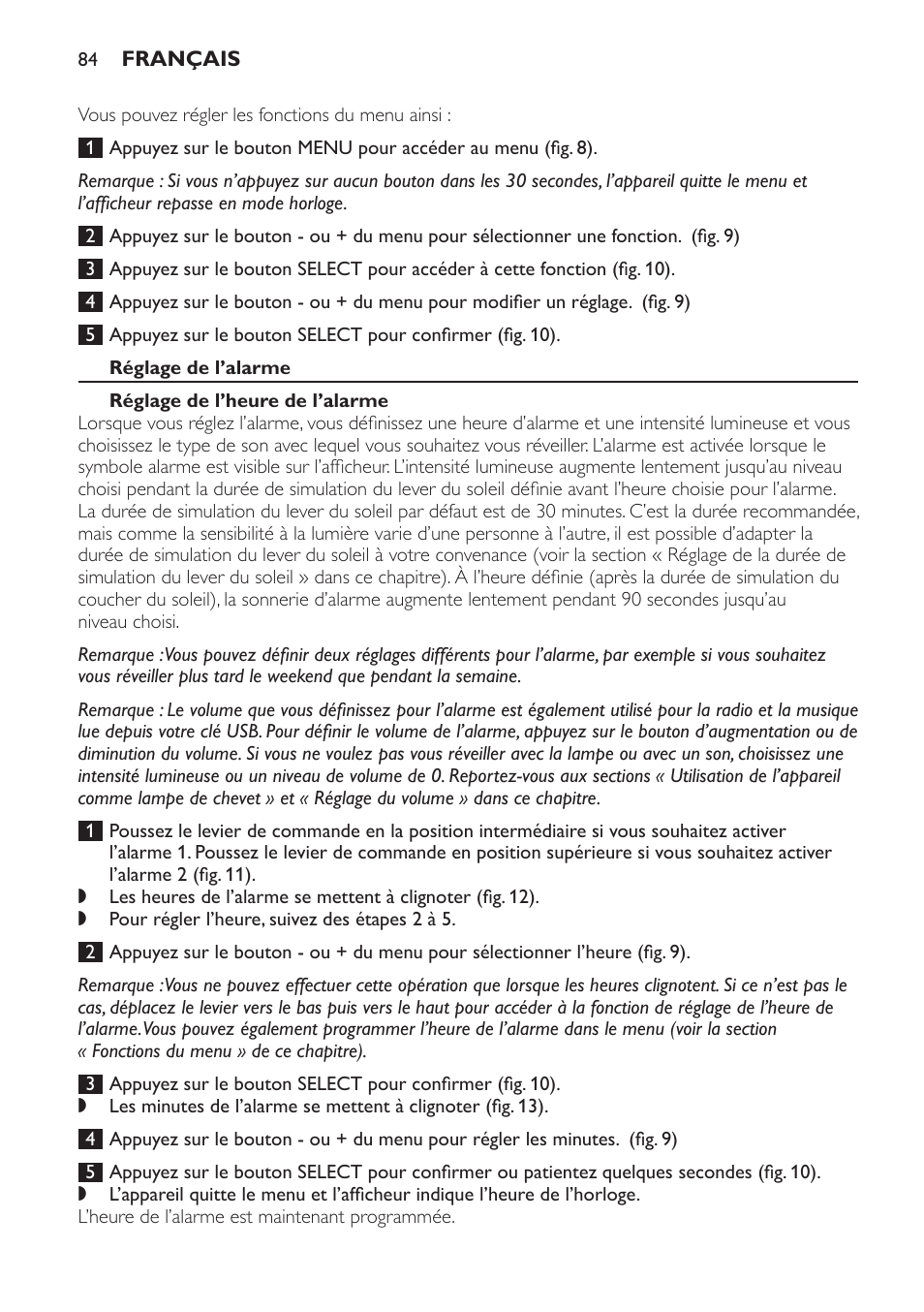 Philips Wake-up Light User Manual | Page 84 / 172