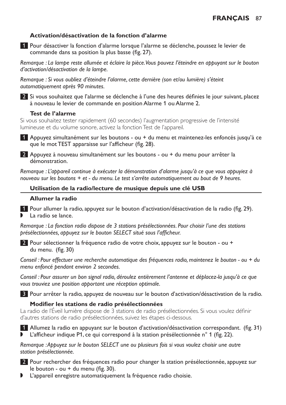 Philips Wake-up Light User Manual | Page 87 / 172