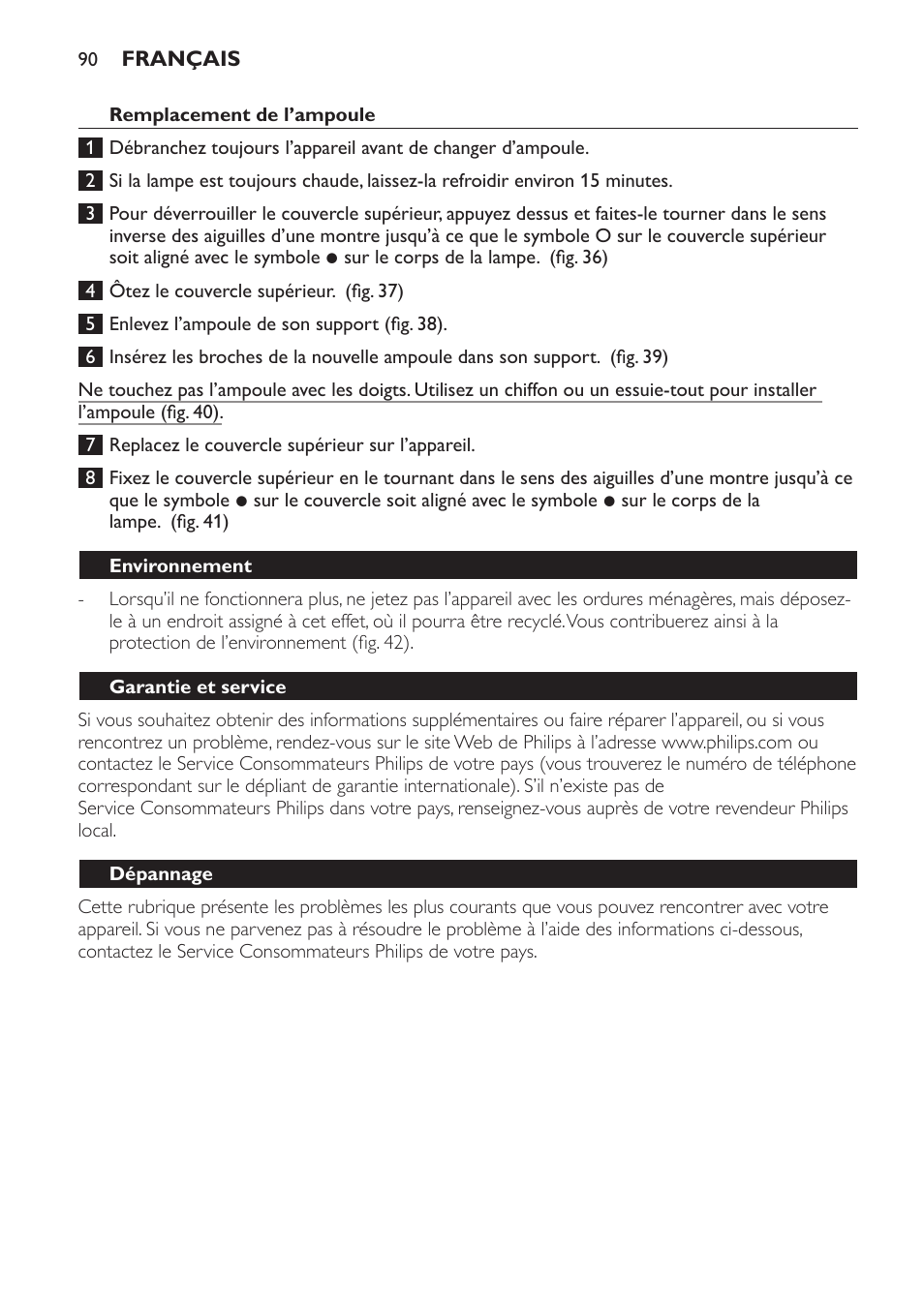 Philips Wake-up Light User Manual | Page 90 / 172