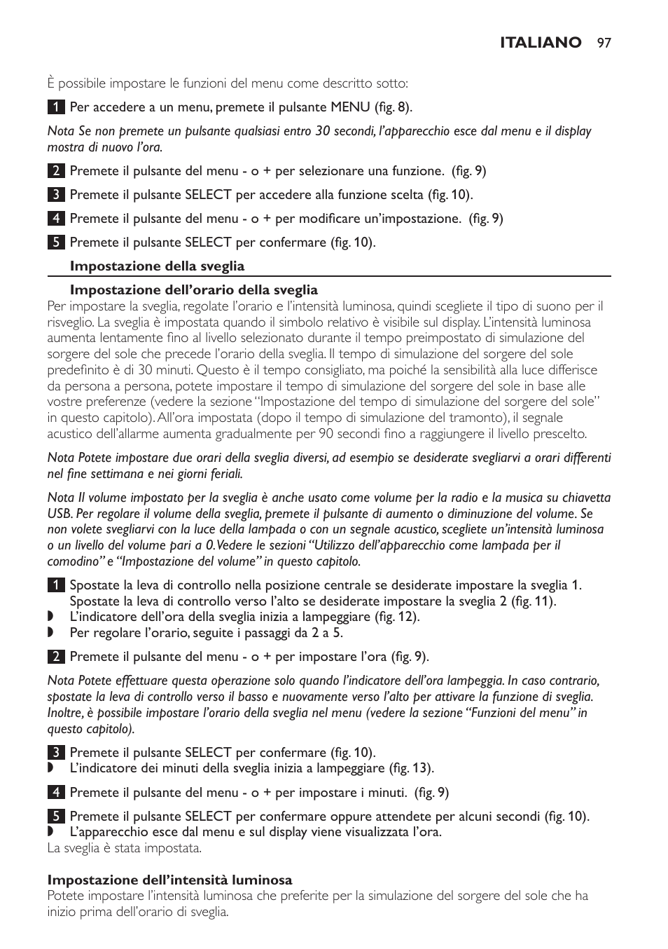 Philips Wake-up Light User Manual | Page 97 / 172