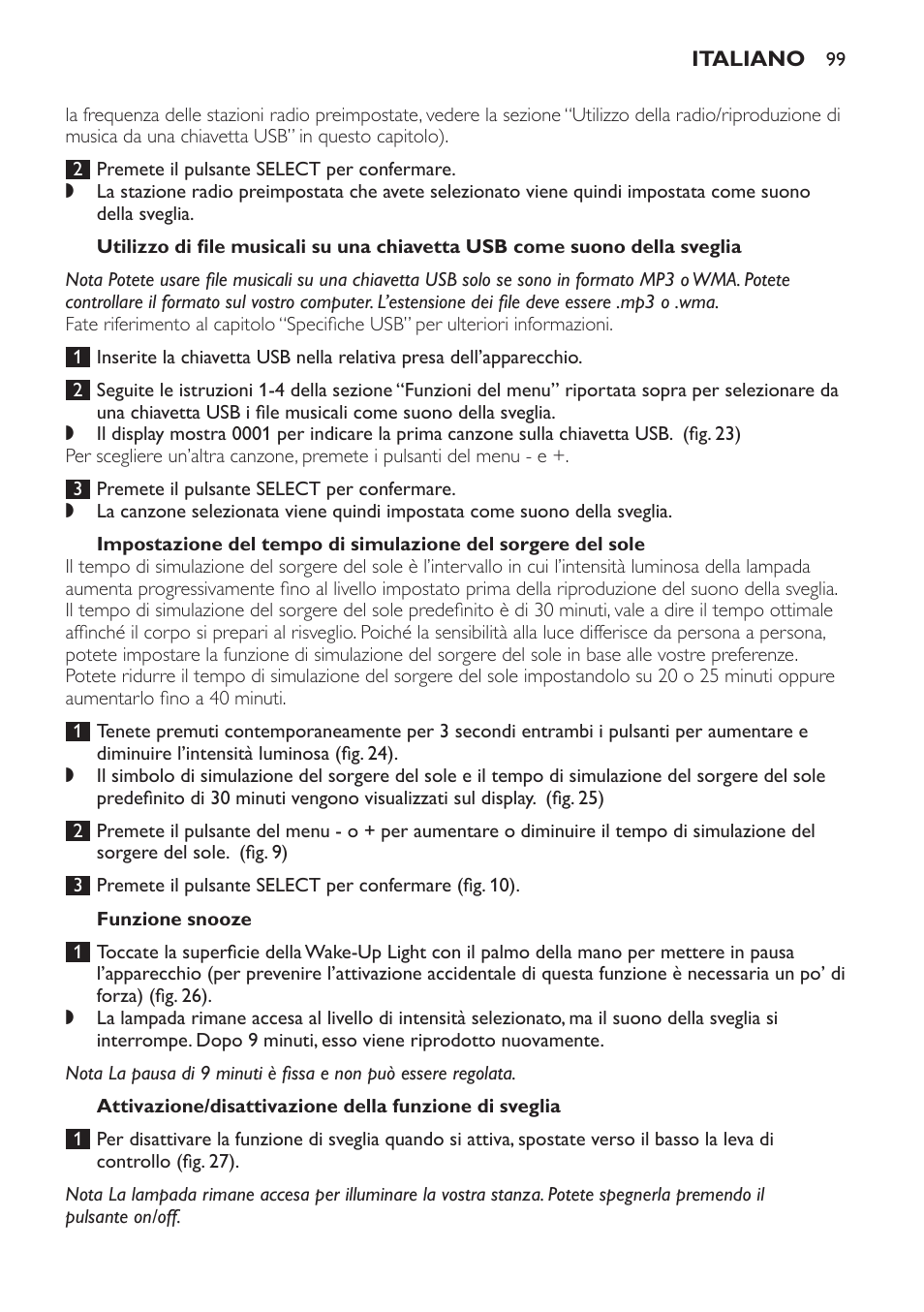 Philips Wake-up Light User Manual | Page 99 / 172