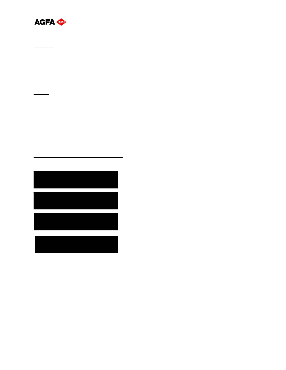 4 major project elements | AGFA M4F User Manual | Page 3 / 14