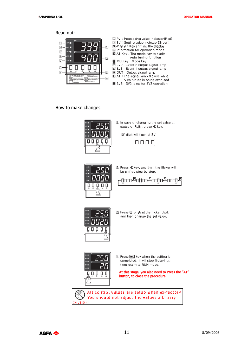 AGFA Printer User Manual | Page 11 / 42