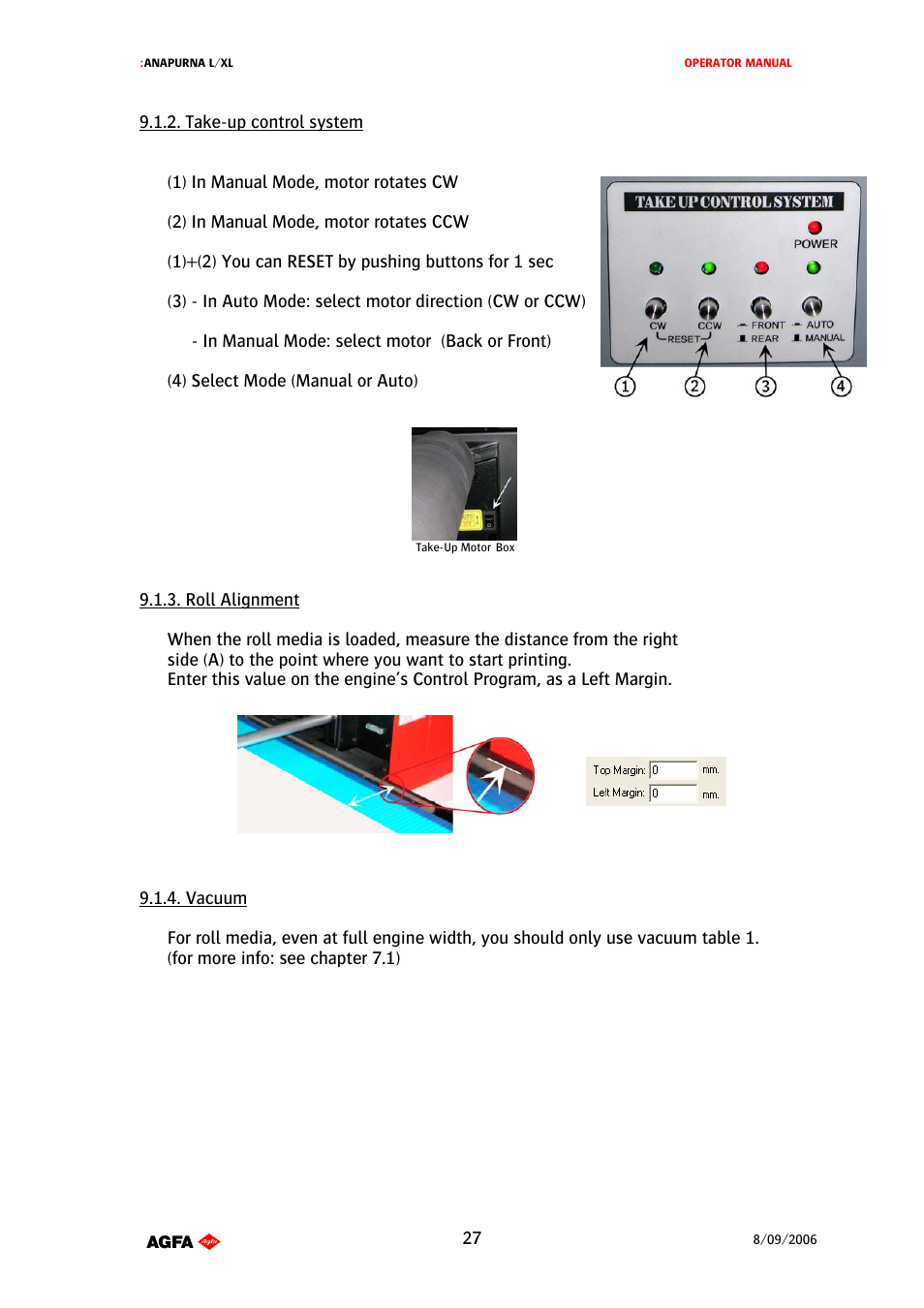 AGFA Printer User Manual | Page 27 / 42