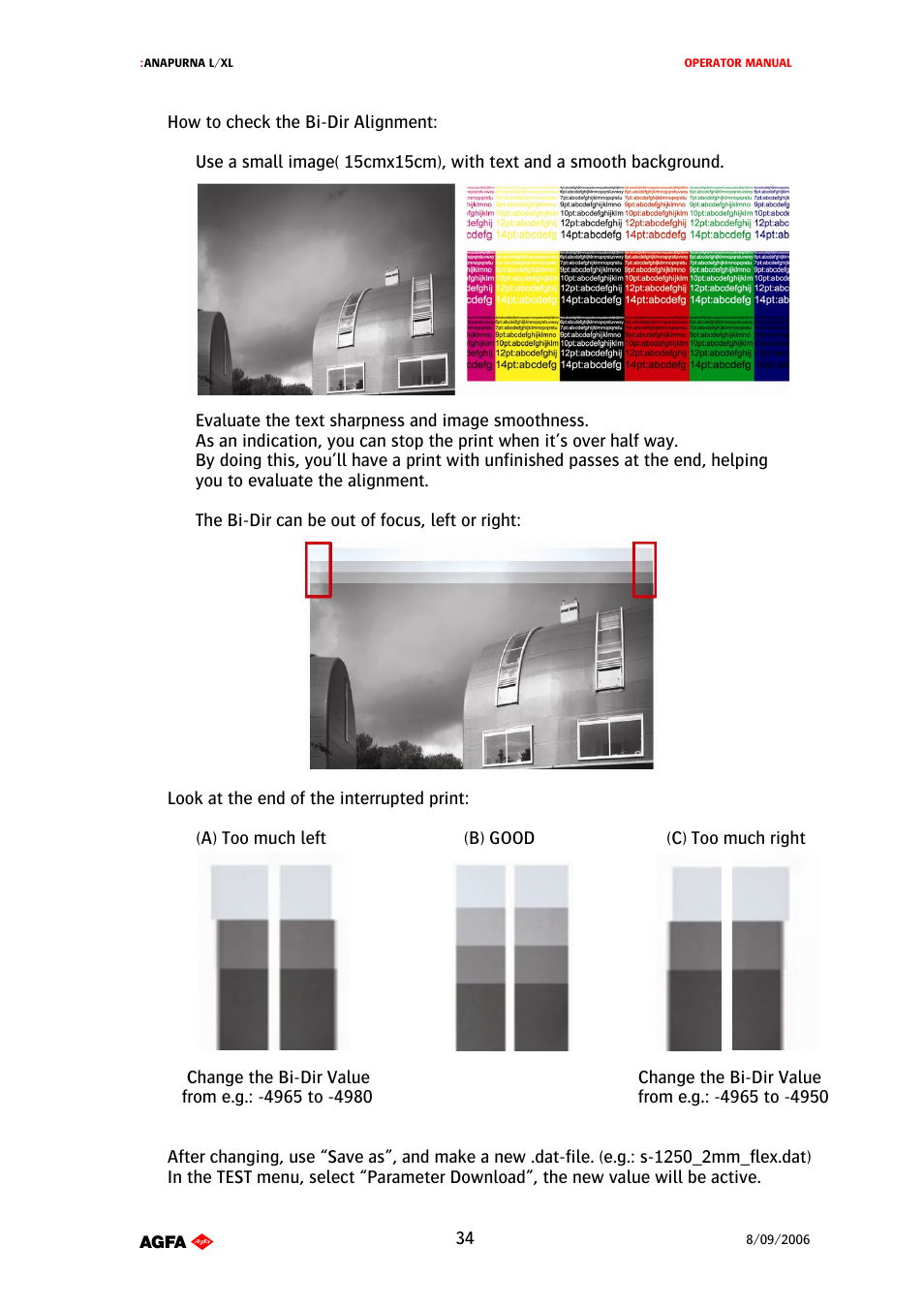 AGFA Printer User Manual | Page 34 / 42