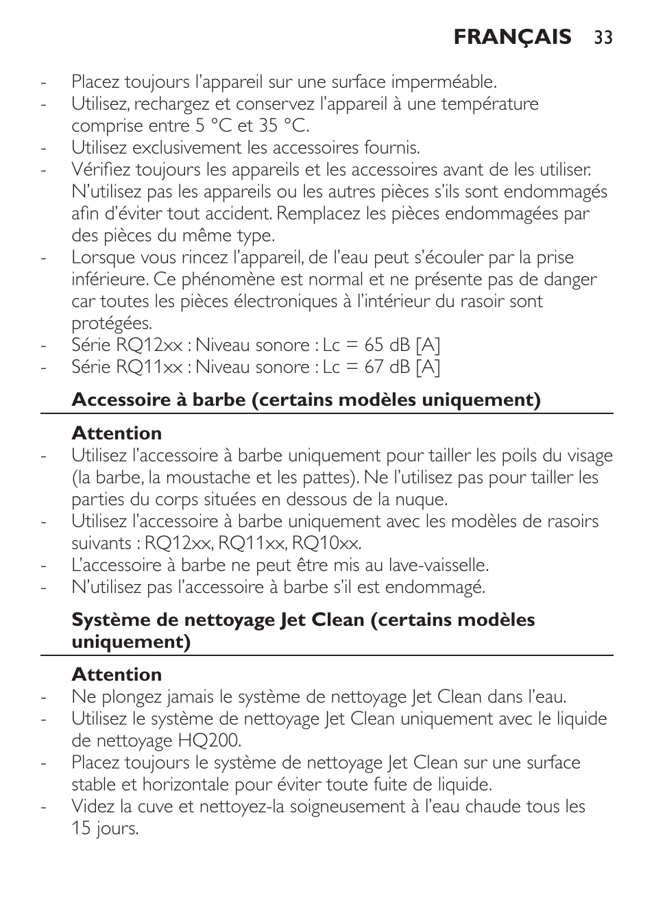 Philips SHAVER Series 9000 SensoTouch afeitadora eléctrica en húmedo y seco User Manual | Page 33 / 100