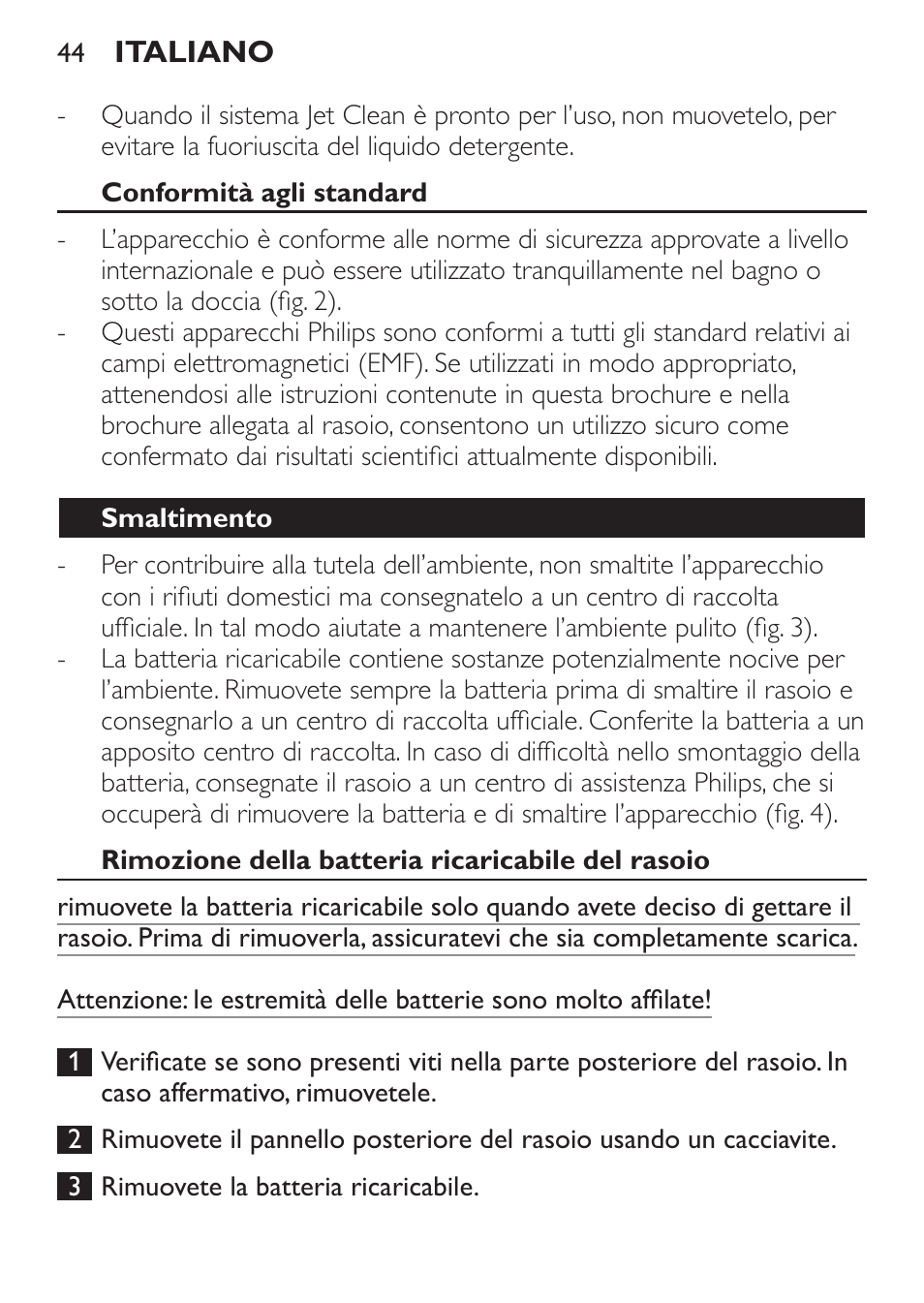 Philips SHAVER Series 9000 SensoTouch afeitadora eléctrica en húmedo y seco User Manual | Page 44 / 100