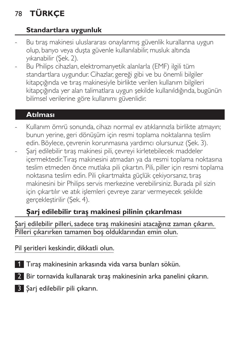 Philips SHAVER Series 9000 SensoTouch afeitadora eléctrica en húmedo y seco User Manual | Page 78 / 100