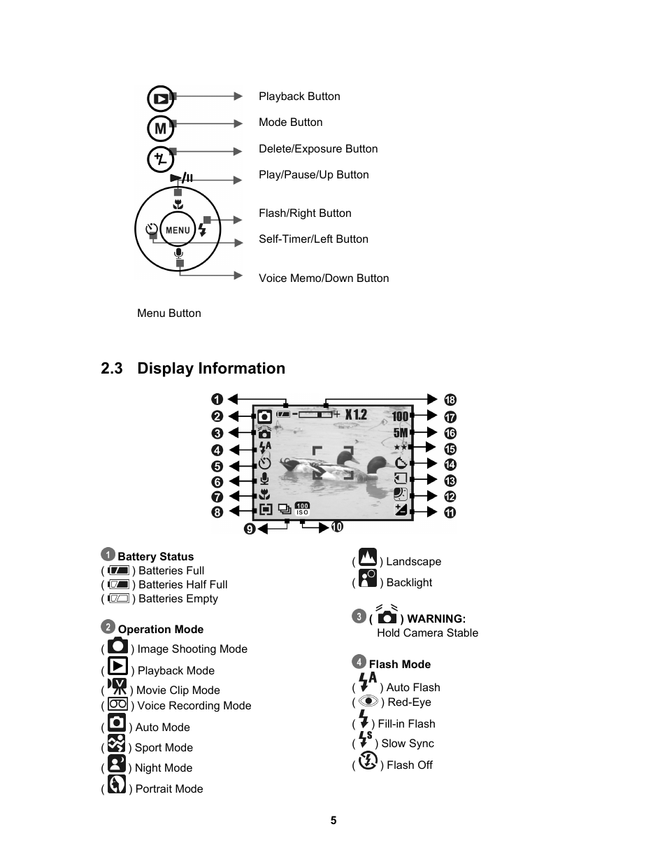 3 display information | AGFA 530s User Manual | Page 6 / 31