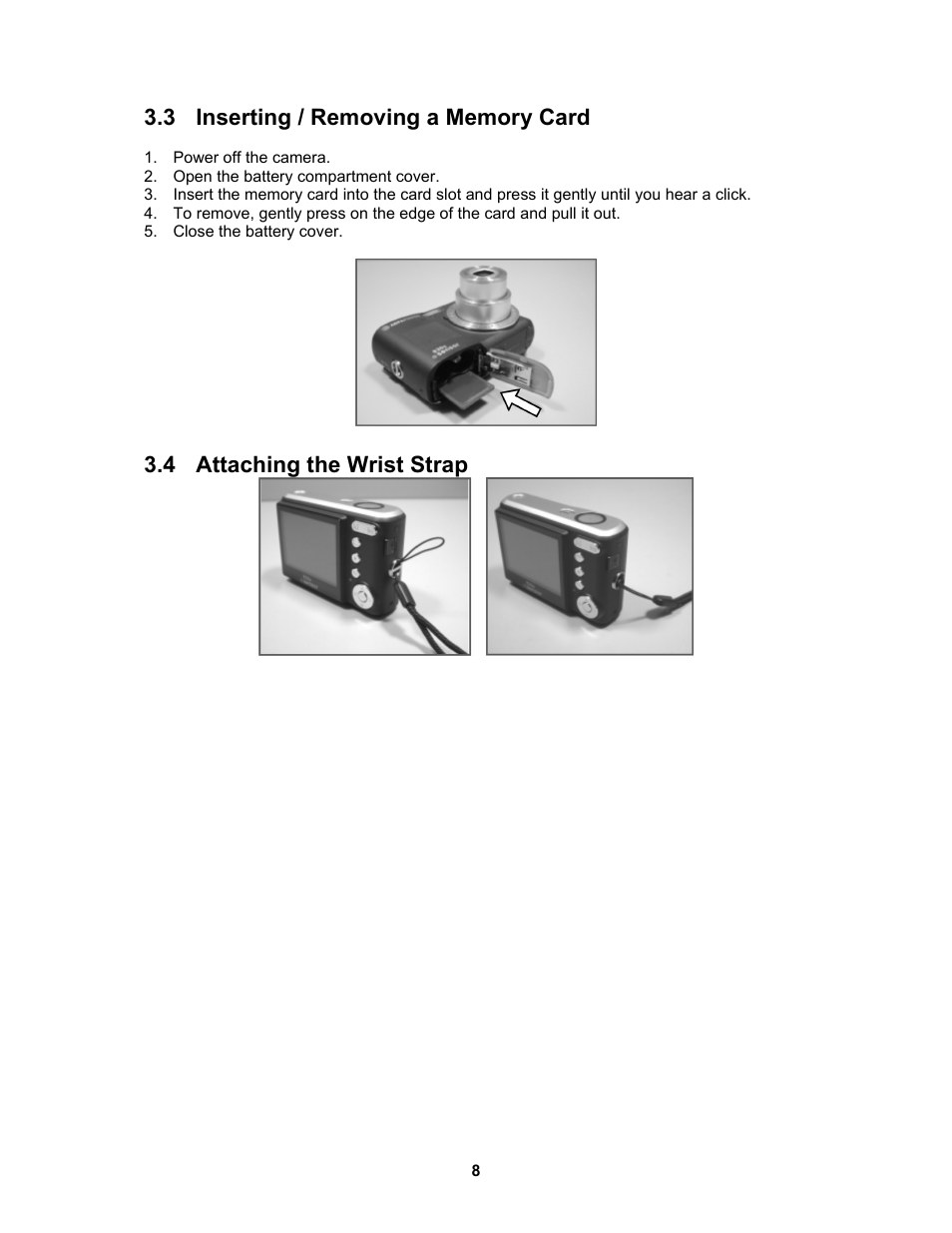 4 attaching the wrist strap | AGFA 530s User Manual | Page 9 / 31