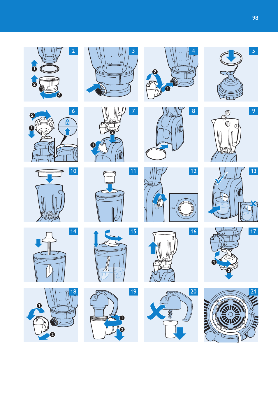 Philips Batidora User Manual | Page 98 / 100