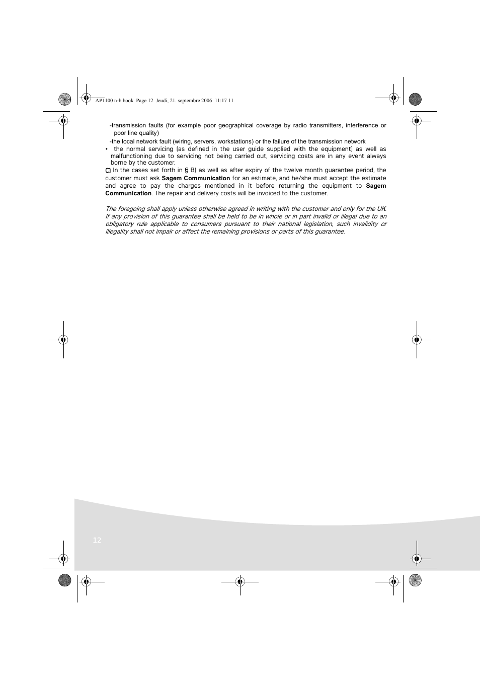 AGFA AP1100 User Manual | Page 14 / 176