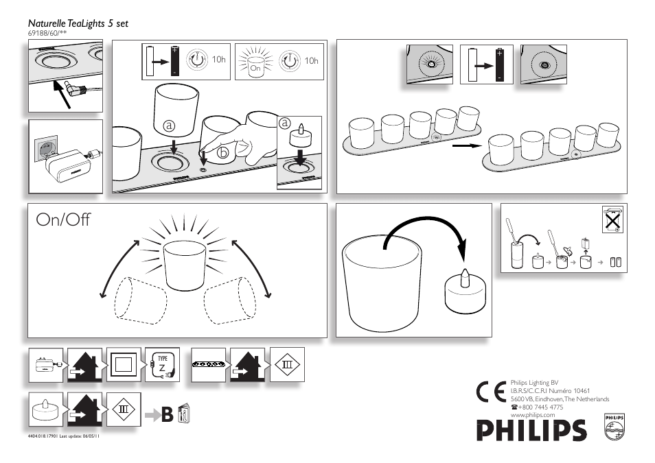 Philips Lámpara de mesa User Manual | 1 page