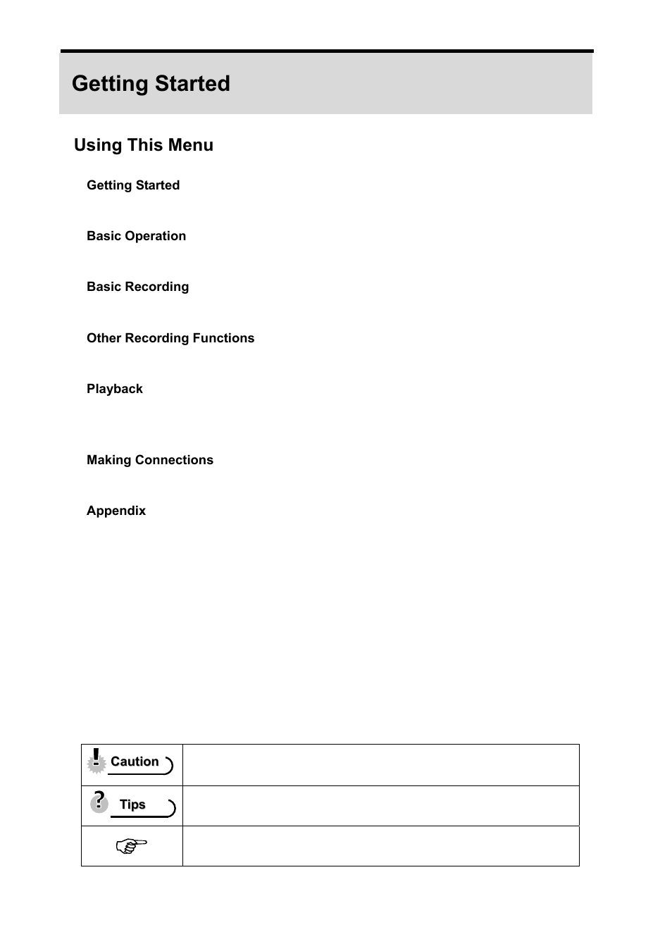 Getting started, Using this menu | AGFA DC-630i User Manual | Page 5 / 63