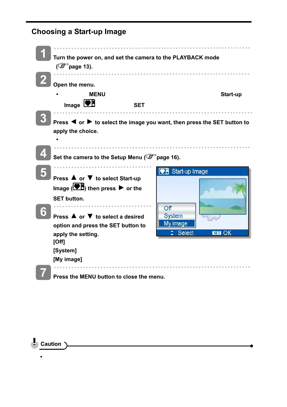 Choosing a start-up image | AGFA DC-630i User Manual | Page 50 / 63