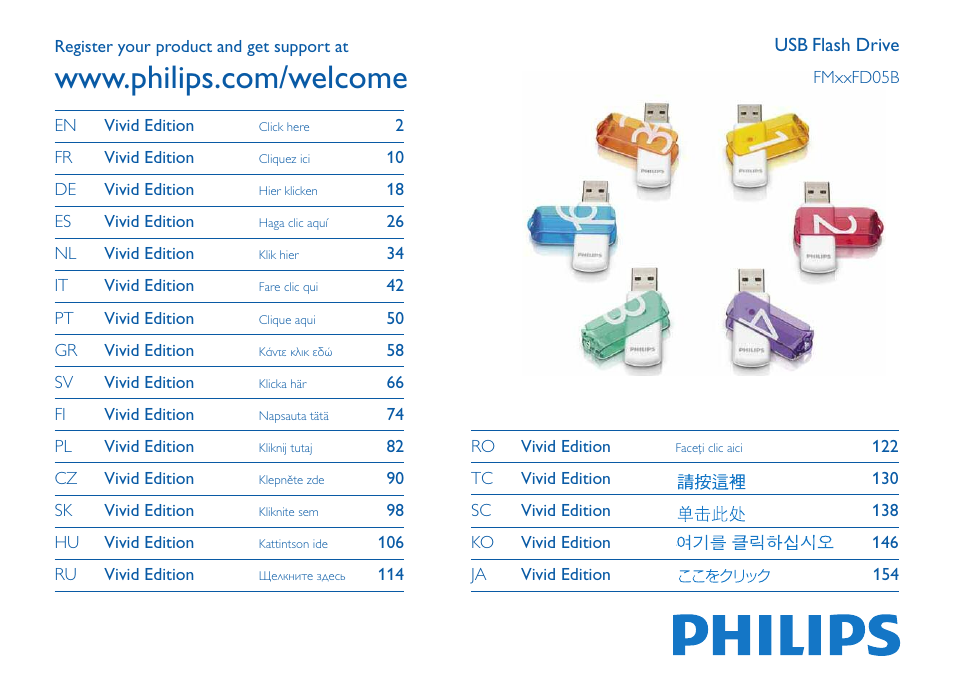 Philips FMxxFD05B User Manual | 162 pages