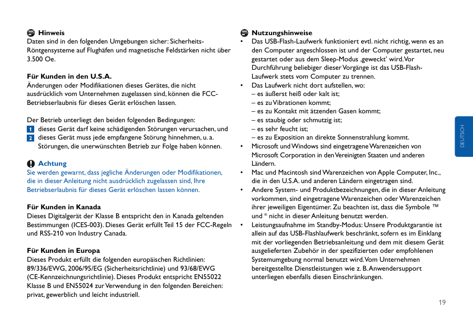 Philips FMxxFD05B User Manual | Page 19 / 162