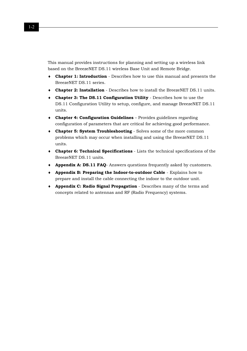 Scope of the manual | Alvarion BREEZENET BU-DS.11 User Manual | Page 14 / 92