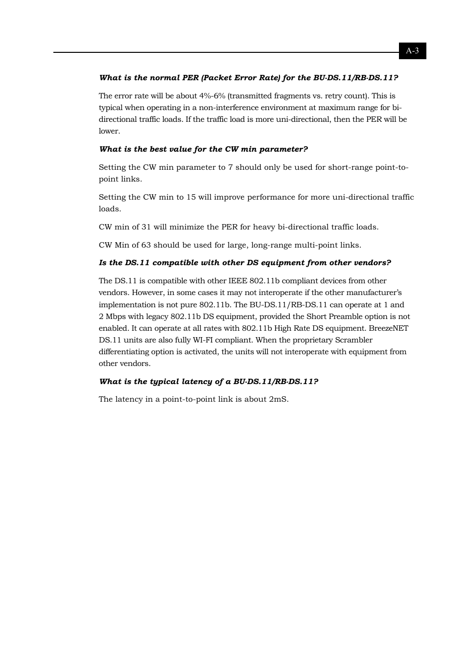 Alvarion BREEZENET BU-DS.11 User Manual | Page 77 / 92