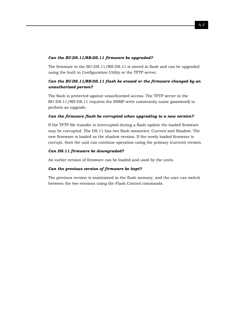 Firmware | Alvarion BREEZENET BU-DS.11 User Manual | Page 79 / 92