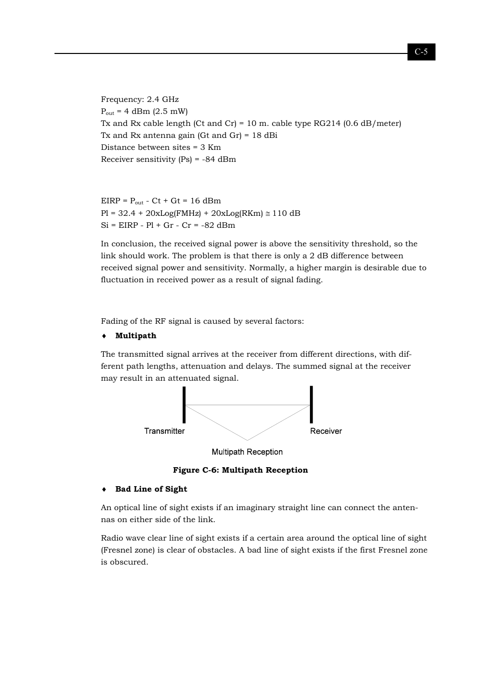 Link parameters, Link budget calculation, Signal fading | Alvarion BREEZENET BU-DS.11 User Manual | Page 89 / 92