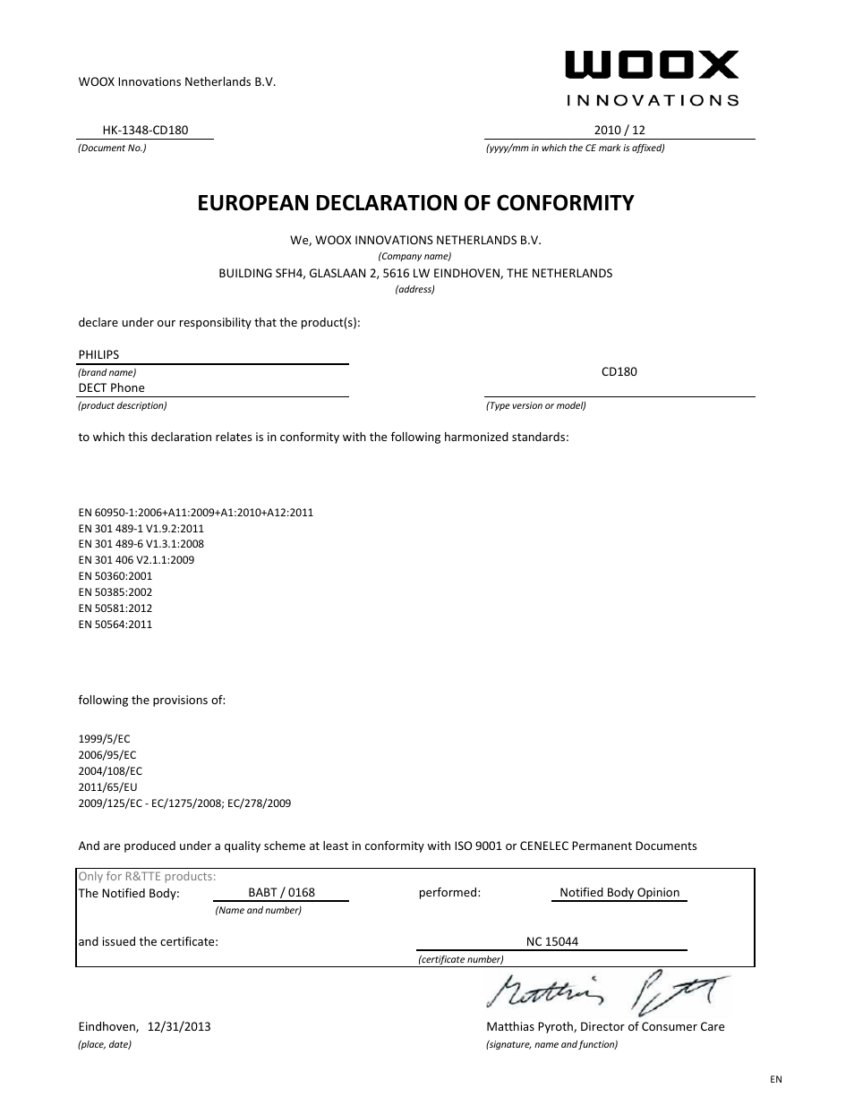 Philips CD180 User Manual | 21 pages