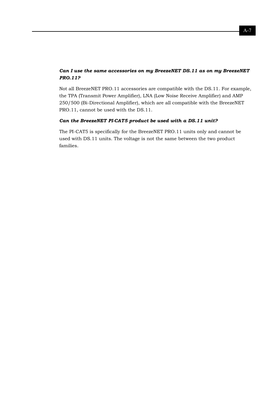 Accessories | Alvarion BREEZENET RB-DS.11 User Manual | Page 81 / 92