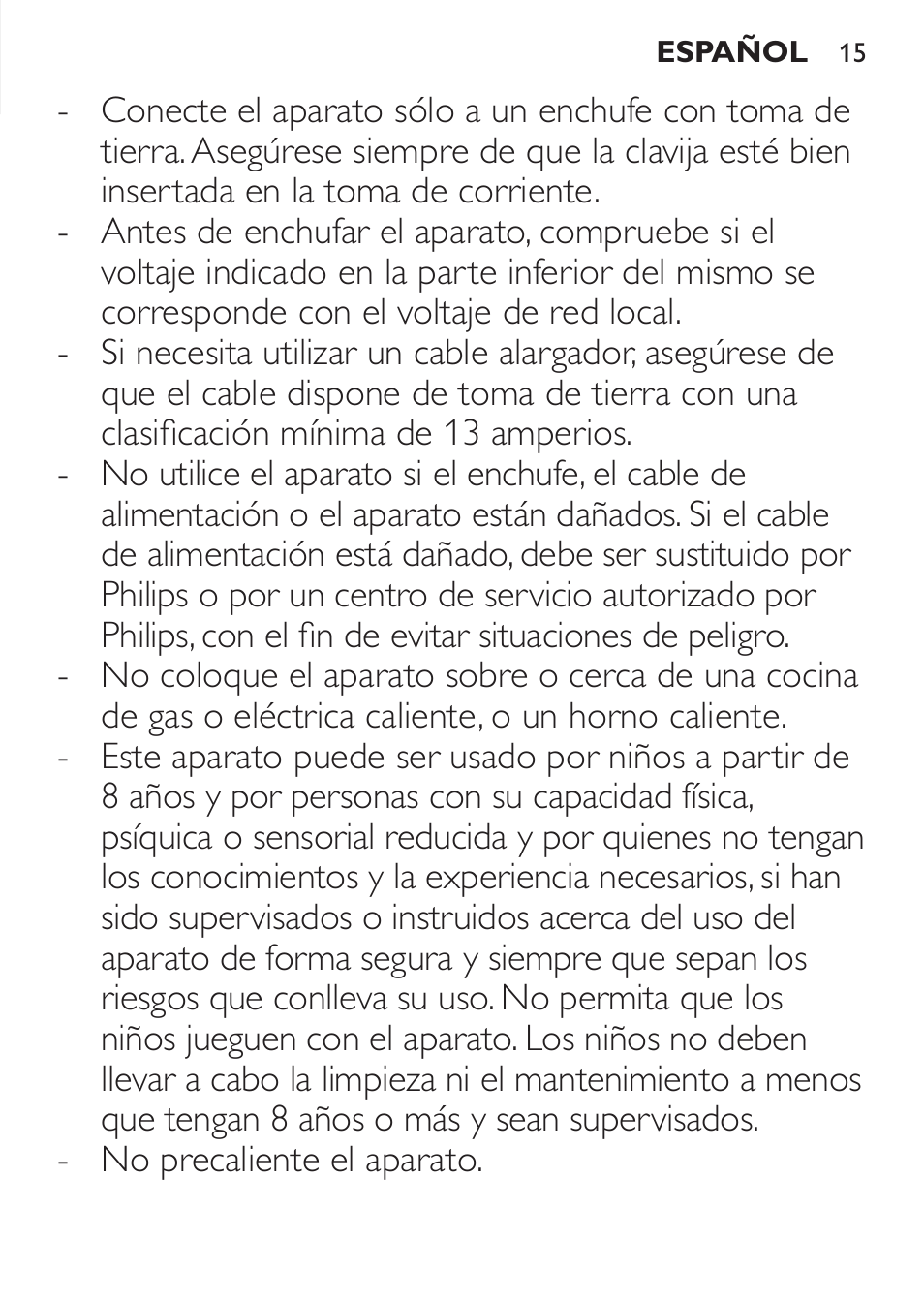 Philips AVENT Calientabiberones User Manual | Page 15 / 32