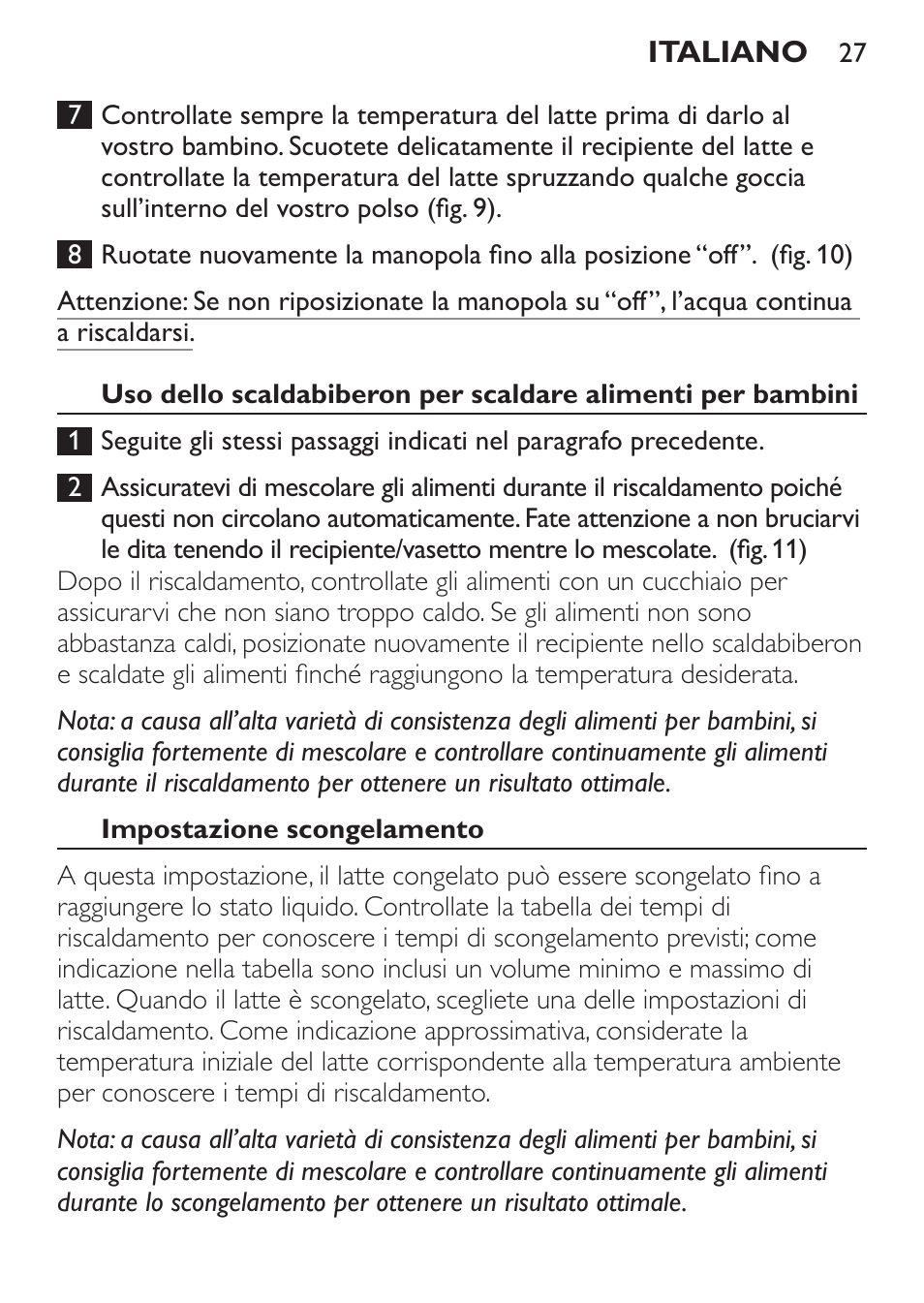 Philips AVENT Calientabiberones User Manual | Page 27 / 32