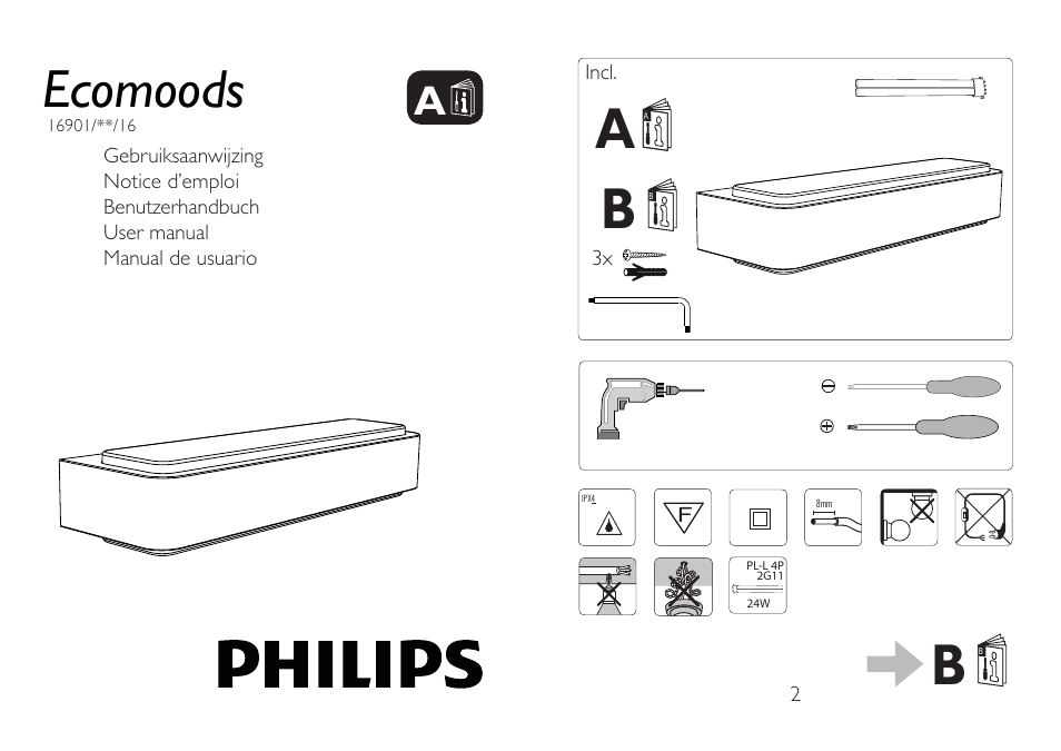 Philips Ecomoods Aplique User Manual | 36 pages