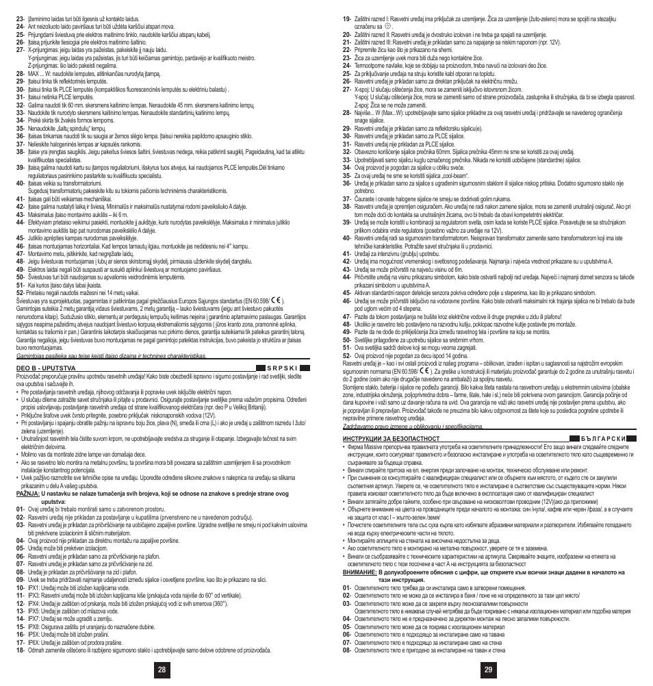 Philips Ledino Colgante User Manual | Page 27 / 29