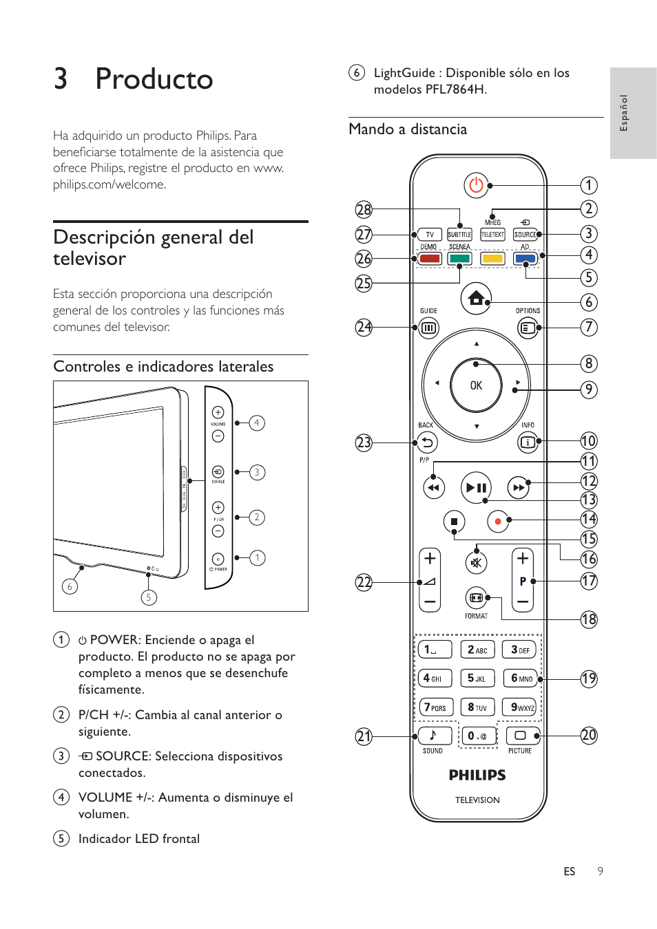 Philips TV LCD User Manual | Page 10 / 59