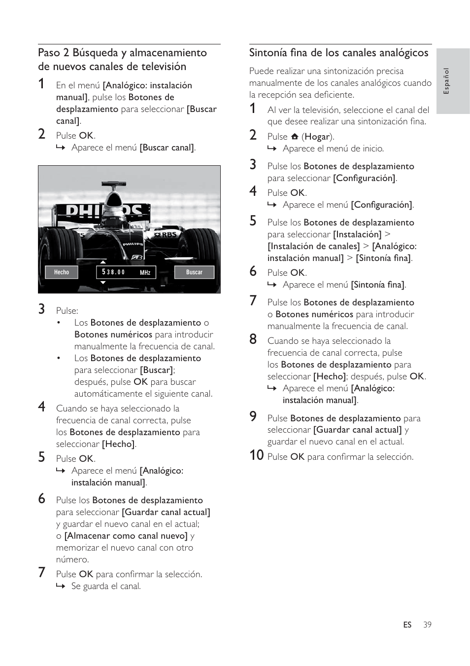 Philips TV LCD User Manual | Page 40 / 59