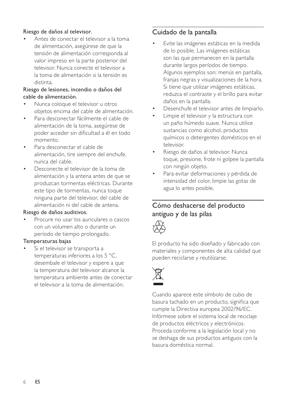 Philips TV LCD User Manual | Page 7 / 59