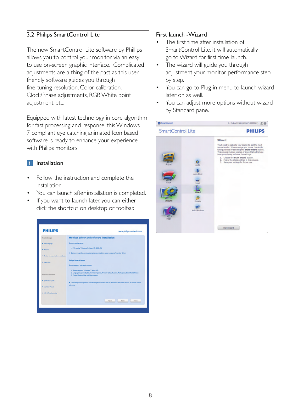 Philips 191V2SB 48 cm 19" w V-line WXGA+ User Manual | Page 10 / 41