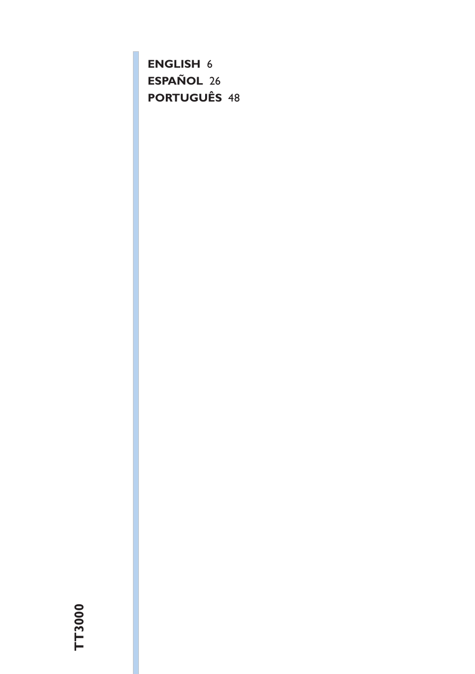 Table of content | Philips Lumea Sistema de eliminación de vello IPL User Manual | Page 5 / 70