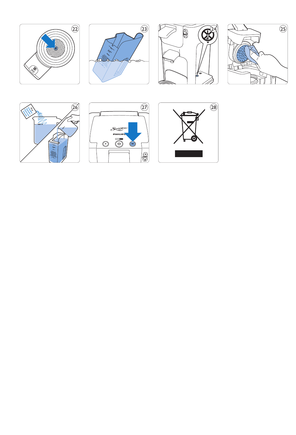 Philips SENSEO® Quadrante Cafetera de monodosis de café User Manual | Page 118 / 120