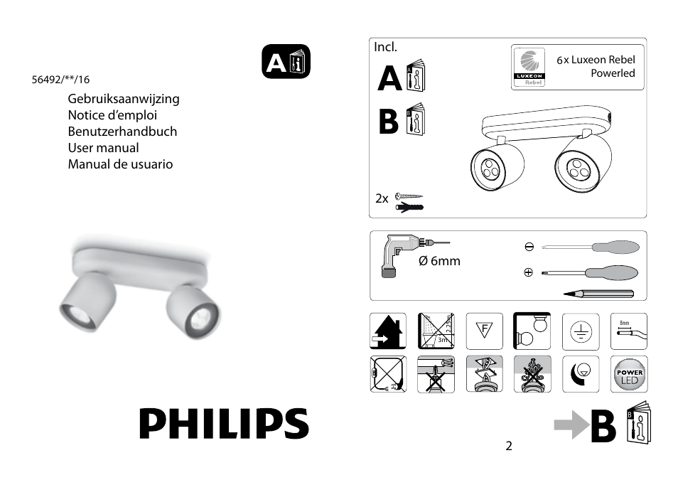 Philips Ledino Foco User Manual | 4 pages