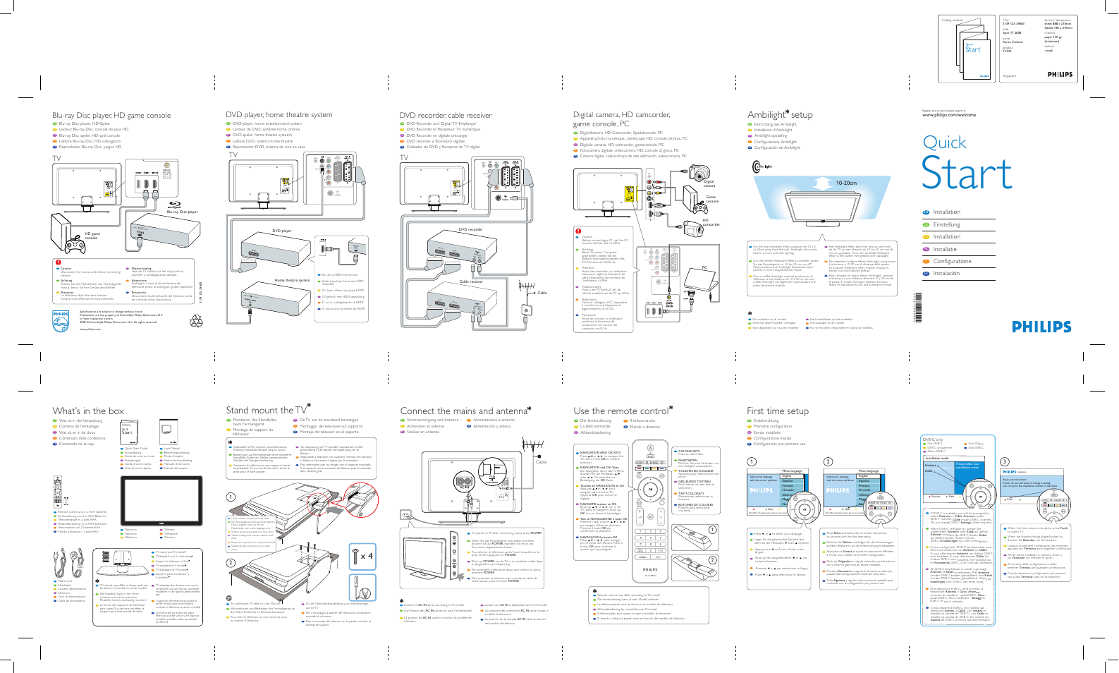 Philips TV LCD User Manual | 1 page