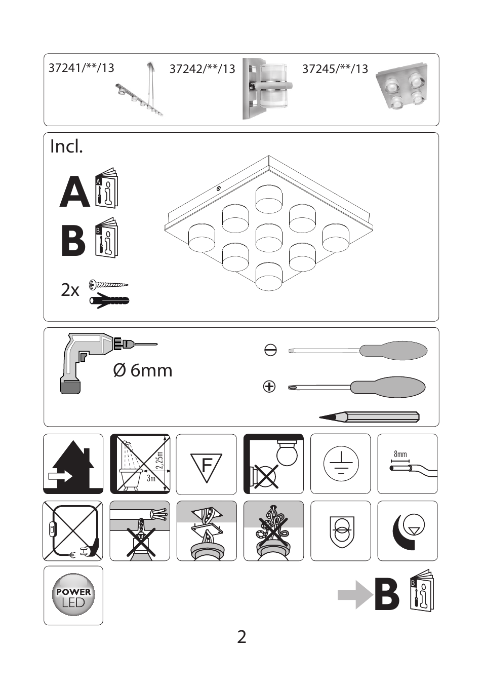 Philips InStyle Plafón User Manual | Page 2 / 4
