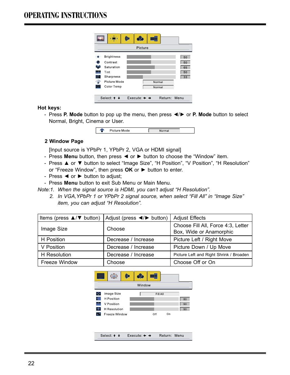 Akai PDP4273M User Manual | Page 23 / 36