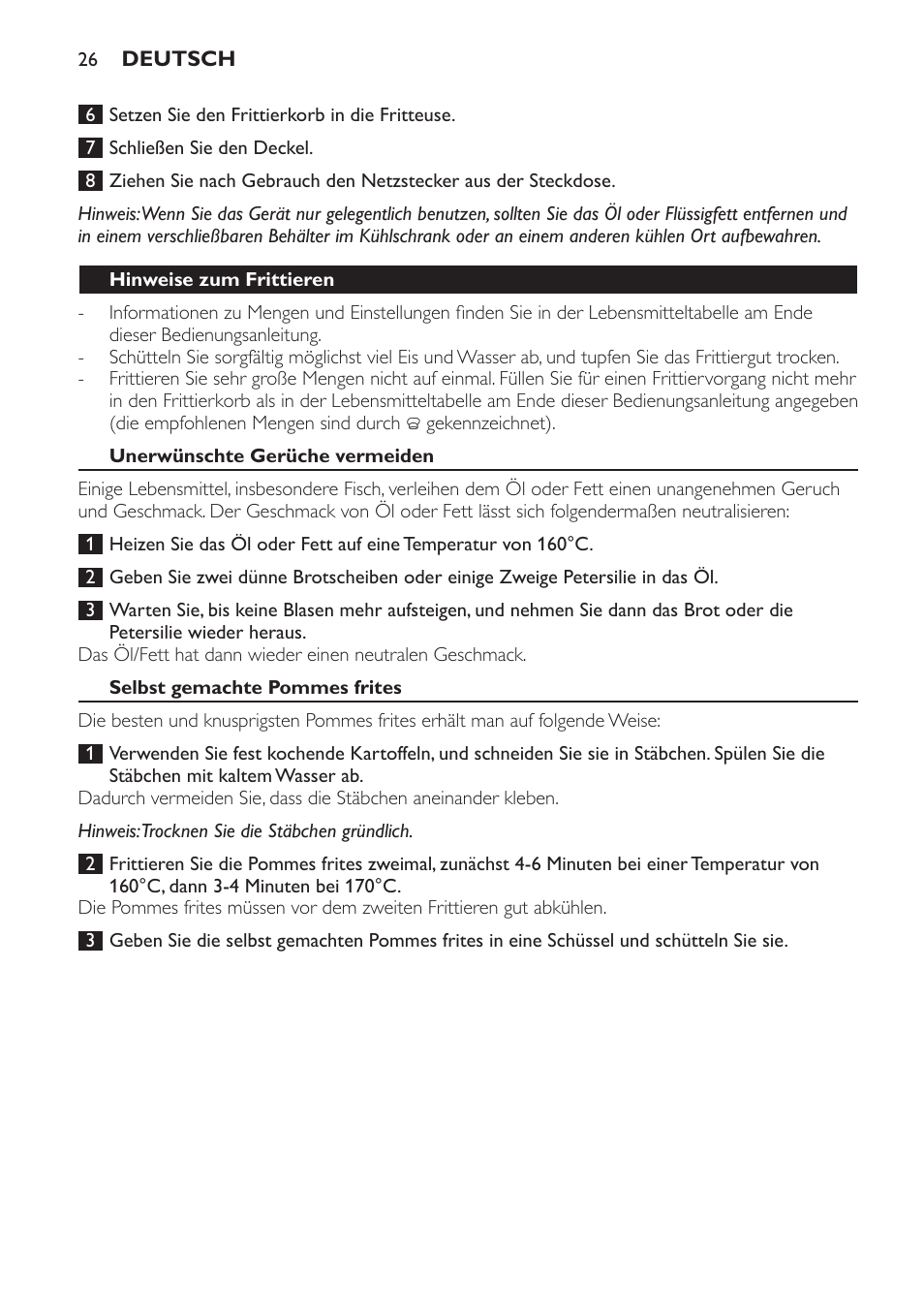 Philips Freidora User Manual | Page 24 / 108