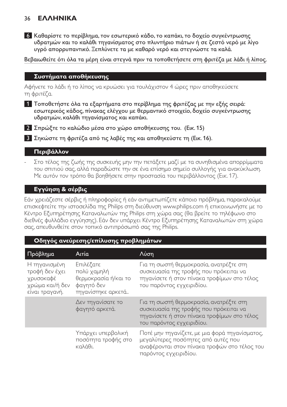 Philips Freidora User Manual | Page 34 / 108