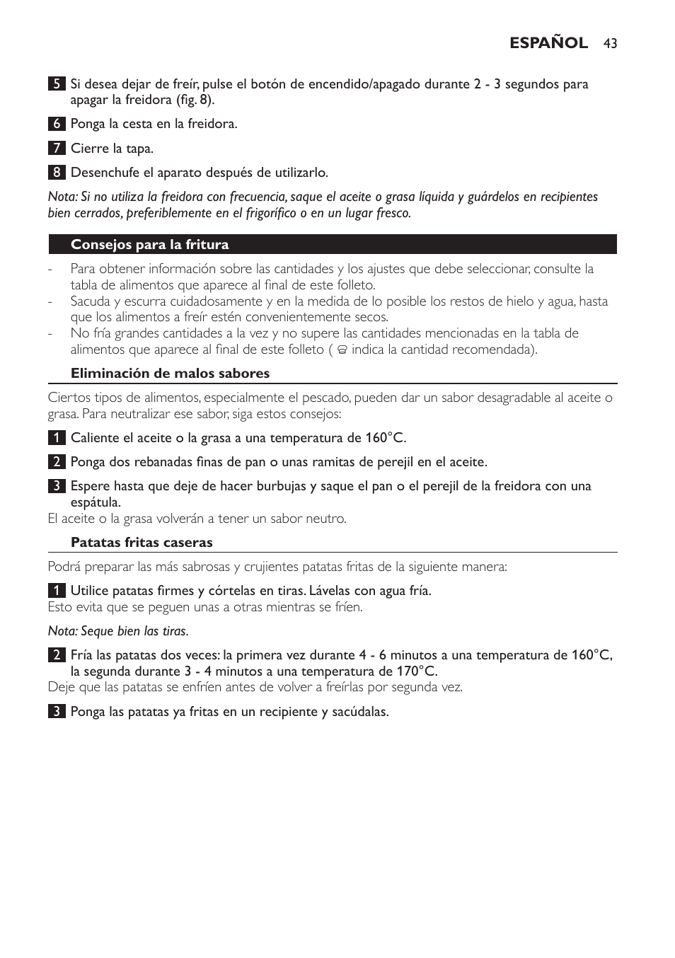 Philips Freidora User Manual | Page 41 / 108