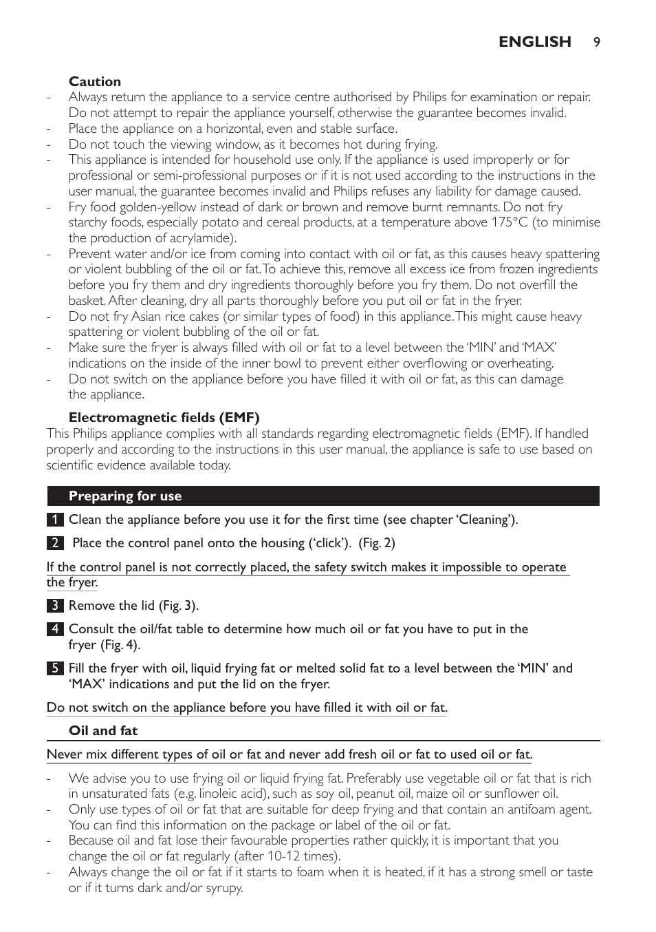 Philips Freidora User Manual | Page 7 / 108