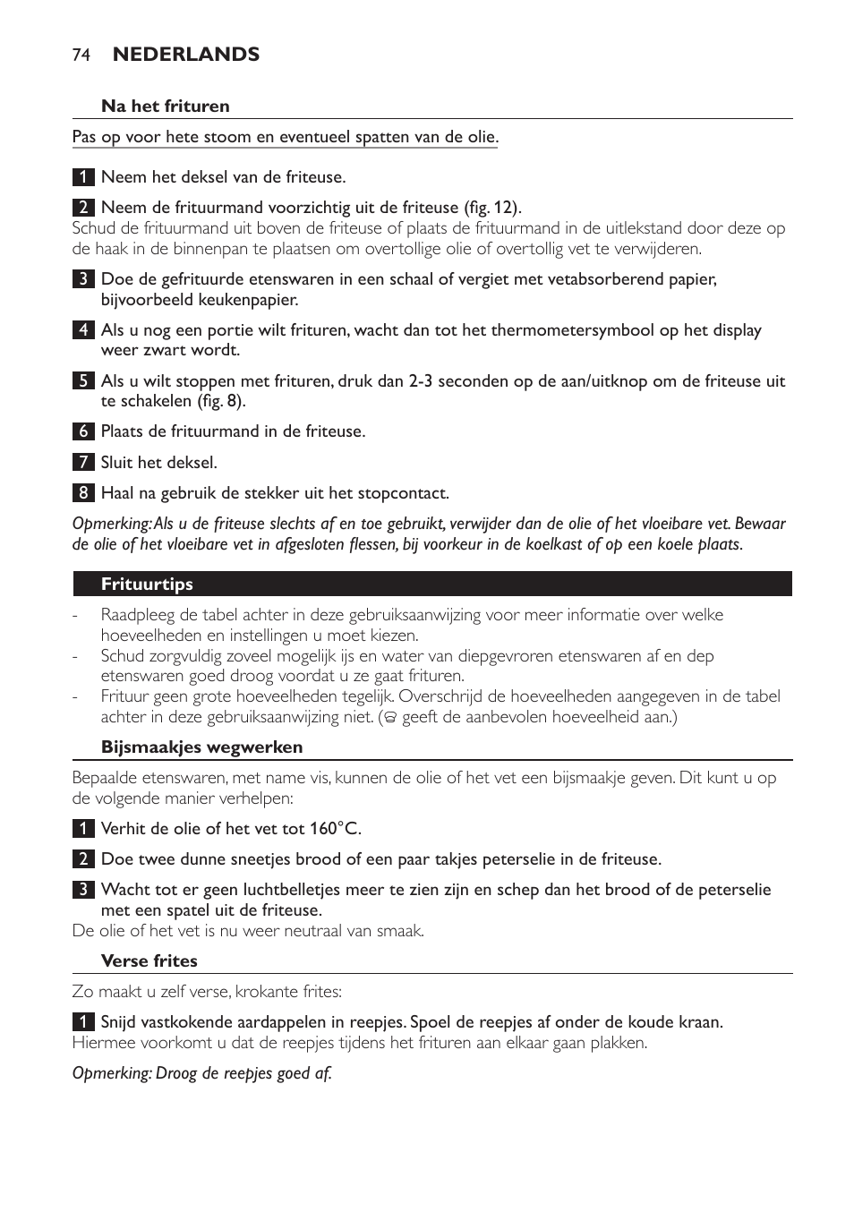 Philips Freidora User Manual | Page 72 / 108