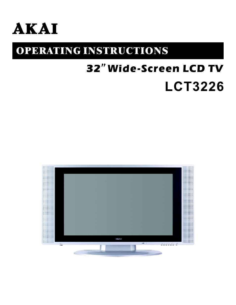Akai LCT3226 User Manual | 50 pages