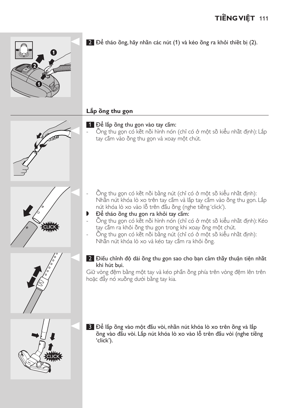 Philips StudioPower Aspirador con bolsa User Manual | Page 111 / 170